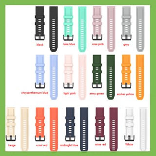 สายนาฬิกาข้อมือซิลิโคน 20 มม. สําหรับ Garmin Fenix 7S Sport Watchband Bracelet Strap