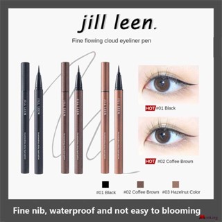 Jill Leen Liquid Eyeliner Pen Waterproof Non-smudged Long-lasting Quick-drying Smooth Thin Head Natural Novice Eyeliner (monkingstore_th)