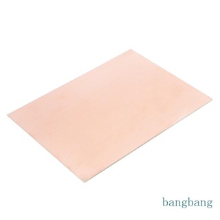 Bang บอร์ดเคลือบทองแดง PCB ด้านเดียว FR4 1 5 มม. 15x20 ซม. สําหรับโปรเจค DIY