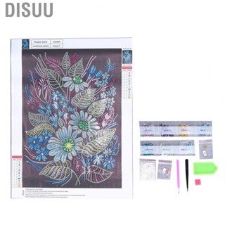 Disuu 5D Rhinestone Painting Exquisite Flower Picture for Living Room Decoration