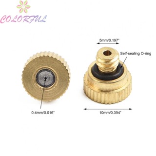 【COLORFUL】Nozzle 0.016" 10/24 20-70 Kg/c㎡ Brass For Cooling System Kit Sprinkle