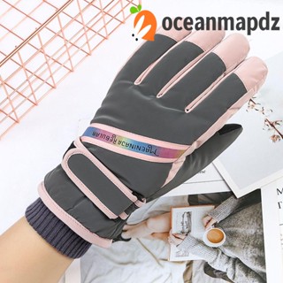 OCEANMAPDZ ถุงมือเล่นสกี น้ําหนักเบาพิเศษ หน้าจอสัมผัส สําหรับขี่จักรยานเสือภูเขา กลางแจ้ง