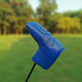 [COD] Portable Golf Putter Cover Waterproof Blade Putter Protector Golf Headcover Golf Club Cover Dustproof Covers Golf Training Equipment Golf Putter Accessories Cartoon PU Leather Golf Club Head Cover/Multicolor