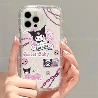 Yiki|เคสโทรศัพท์มือถือแบบนิ่ม ใส ลายการ์ตูนคุโรมิ หัวใจ สําหรับ Huawei Honor 80GT 80SE 80 Pro 80 70 Pro 70 60SE 60 Pro 60 20 9X Pro Y9S