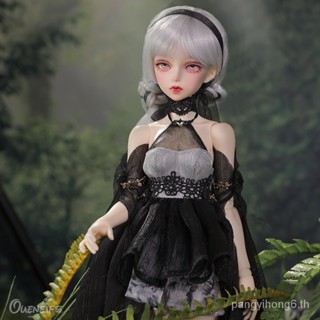 【พร้อมส่ง】ตุ๊กตา Minifee Ingrid BJD 1/4 พร้อมกระโปรง สีดํา และสีเทา สําหรับเด็กผู้หญิง KYFB