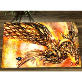 Yugioh แผ่นรองเมาส์เล่นเกม The Winged Dragon of Ra TCG CCG พร้อมกระเป๋า