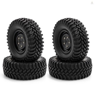 (fygath) ยางล้อรถบังคับ 1.9 นิ้ว แบบเปลี่ยน สําหรับรถไต่หินบังคับ 1/10 TRX4 Axial SCX10 90046 SCX10 III AXI03007 AXI03003 4 ชิ้น