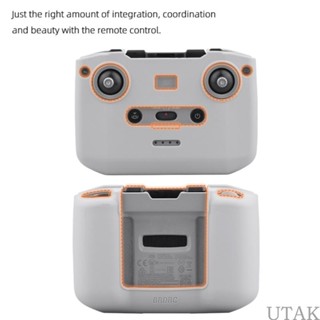 Utake เคสซิลิโคน ป้องกันรอยขีดข่วน สําหรับรีโมต Mavic 3 Mini 2 Mini 2 SE Mini 3 Mini 3