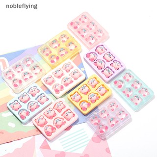 Nf Kawaii พวงกุญแจเรซิ่น ขนาดเล็ก สีชมพู สําหรับตกแต่งบ้านตุ๊กตา