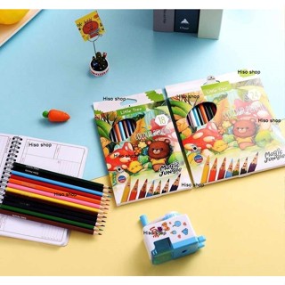 Little Tree 12 Colour Pencils ลิตเติ้ลทรี สีไม้ ดินสอสีแท่งยาว (กล่อง12สี) คุณภาพดี เกรดพรีเมียม