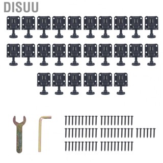 Disuu 16X Adjust Furniture Leveler Legs Elastic Hex Nuts Lock Level Feet BE