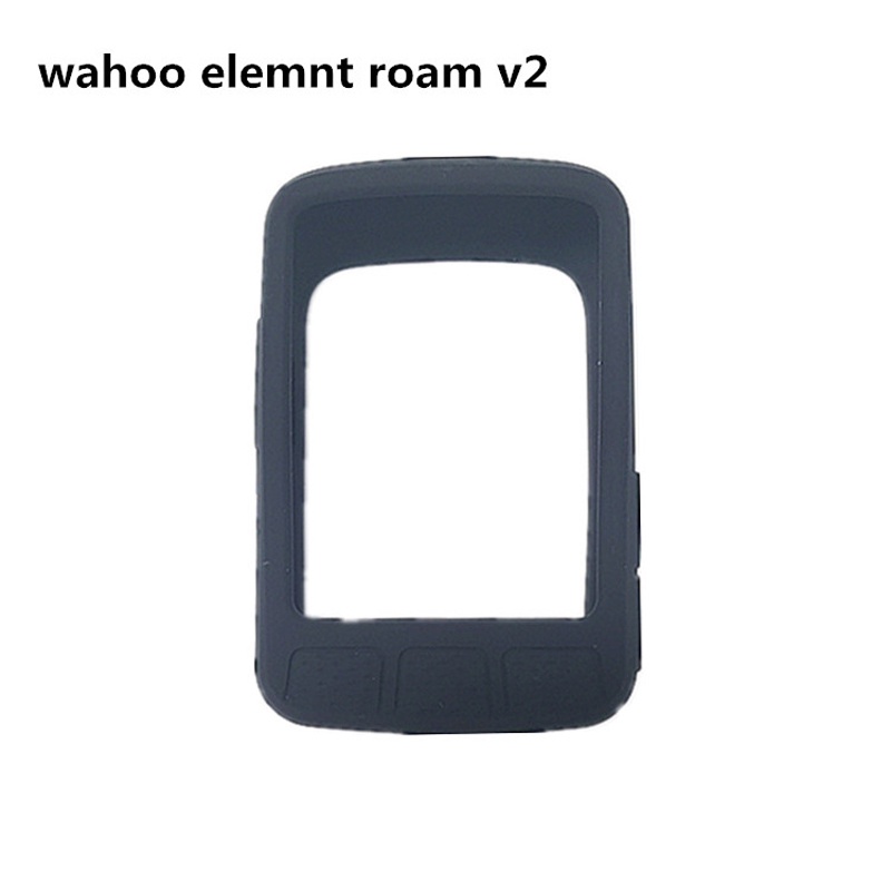 ซิลิโคนป้องกันกรณีสําหรับ WAHOO ELEMNT ROAM V2 ขี่จักรยานคอมพิวเตอร์ GPS กรณีฝุ่น Scratchproof พร้อม