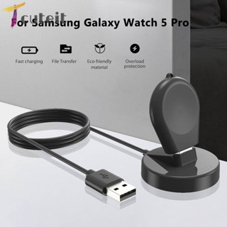 2 in 1 แท่นชาร์จ USB ขนาดเล็ก สําหรับ Samsung Galaxy Watch 5/5 Pro/4/4 Classic