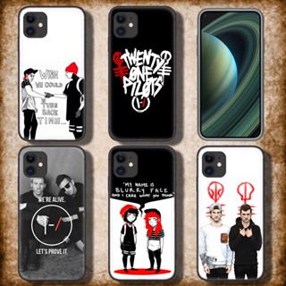 เคสโทรศัพท์ TPU แบบนิ่ม ลาย C267 twenty one pilots tyler joseph สําหรับ iPhone X XS 11 Pro Max 14 plus