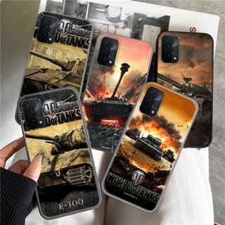 เคสโทรศัพท์มือถือแบบนิ่ม ลาย world of tanks on C294 สําหรับ OPPO F17 A74 A95 F19 Pro Find X3 Lite Neo R9 F1 Plus