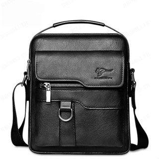 กระเป๋าสะพายหลังผู้ชายแฟชั่นสบาย ๆ ธุรกิจกระเป๋าสะพายกระเป๋า Satchel อเนกประสงค์
