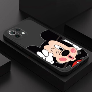 เคสโทรศัพท์มือถือ ซิลิโคนนิ่ม ลายมิกกี้เมาส์ สีดํา สําหรับ Xiaomi redmi 9T pro Note 9 9s pro max 10 lite POCO M2 pro 4G 5G
