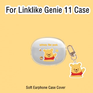 【คุณภาพสูง】เคสหูฟัง แบบนิ่ม ลายการ์ตูนนักบินอวกาศ สําหรับ Linklike Genie 11 11