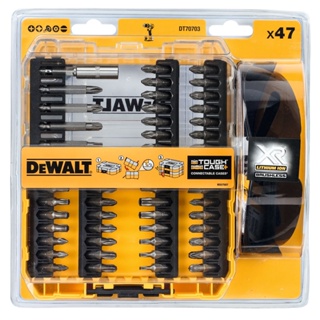 ShopKB-DEWALT ชุดดอกไขควง 47 ชิ้น DT70703-QZ พร้อมแว่นตานิรภัย  ยืนหนึ่งในไทย