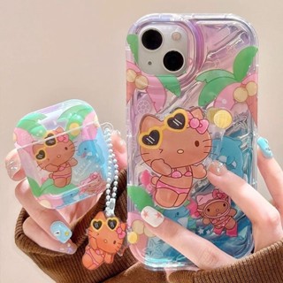 ใหม่ เคสโทรศัพท์มือถือคู่รัก กันหล่น ลายการ์ตูนโลมา Hello Kitty สําหรับ OPPO Reno8T Reno8 Reno7pro reno6 7z Reno5 R17 A53 A9 2020 F11 A31 A15 A78 A77 Findx3pro Findx5pro