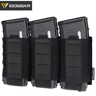 Idogear กระเป๋าคาร์บอนไฟเบอร์ น้ําหนักเบา สําหรับ 5.56 Mag MOLLE Mag Carrier 3592