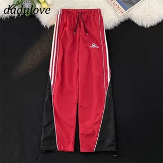 DaDulove💕 New American Ins High Street Thin Casual Pants Niche High Waist Wide Leg Pants plus Size Sweatpants