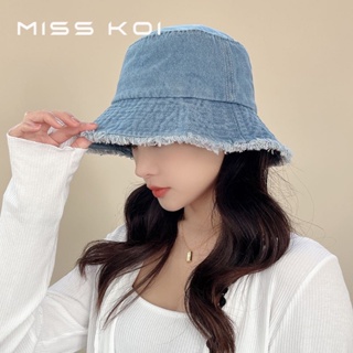 Misskoi [พร้อมส่ง] หมวกบักเก็ต กันแดด สไตล์เกาหลี คาวบอย แฟชั่นฤดูร้อน