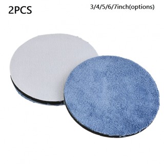 ⚡READYSTOCK⚡Polishing Pads Cleaning Automotive Care Blue Equipment 2Pcs Microfiber