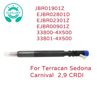 ใหม่ หัวฉีดน้ํามันเชื้อเพลิงดีเซล DELPHI EJBR02801D CRDI 33800-4X500 สําหรับ HYUNDAI TERRACAN 2.9 KIA SEDONA CARNIVAL 2.9