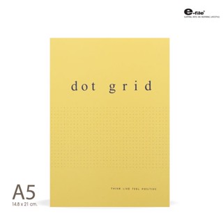 สมุดโน้ต Dot Grids CNB120 ปกเหลือง