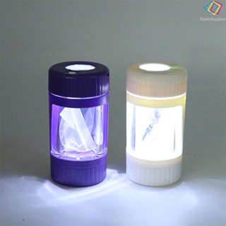 ขวดโหลแก้วขยาย พร้อมไฟ LED ป้องกันกลิ่น สําหรับใส่สมุนไพร