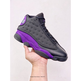 Kvvo [FMS1977. Shop] Air Jordan 13 Retro "Court Purple" รองเท้าบาสเก็ตบอล (AA)