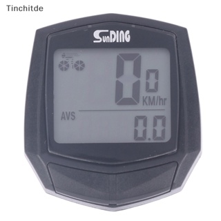 [Tinchitde] เครื่องวัดความเร็วจักรยาน หน้าจอ LCD ดิจิทัล กันน้ํา