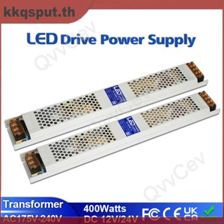 ไดรเวอร์ 400W บางพิเศษ สําหรับแถบ LED แหล่งจ่ายไฟแรงดันไฟฟ้าคงที่ DC 12V 24V หม้อแปลงไฟ 400W THK2