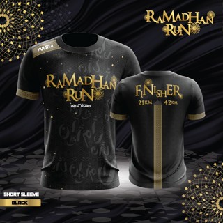 [ลดราคา] เสื้อยืดลําลอง แขนสั้น คอกลม พิมพ์ลาย Black Ramadhan Run คุณภาพสูง สําหรับเดินป่า กลางแจ้ง