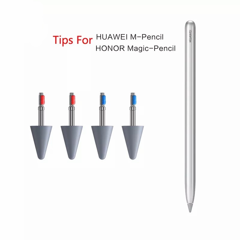 เคล็ดลับการเปลี่ยนเปลี่ยนเปลี่ยนหัวปากกาเติมสําหรับ Huawei M-Pencil เคล็ดลับปากกาสไตลัส ปลาย นุ่ม/แข็ง  ปลายดินสอสําหรับ HONOR Magic-Pencil