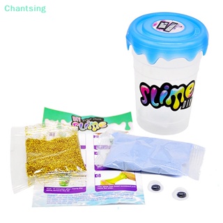 &lt;Chantsing&gt; ชุดดินน้ํามันโพลิมนุ่ม แต่งกลิตเตอร์ DIY ของเล่นคลายเครียด สําหรับเด็ก