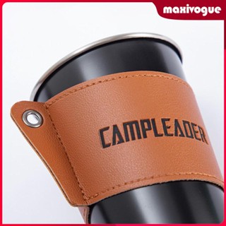 [Maxivogue] ปลอกหุ้มเครื่องดื่ม หนัง PU ทนความร้อน กันลื่น ใช้ซ้ําได้