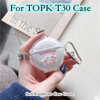 【คุณภาพสูง】เคสหูฟัง แบบนิ่ม ลายการ์ตูนน่ารัก สําหรับ TOPK T30 TOPK T30