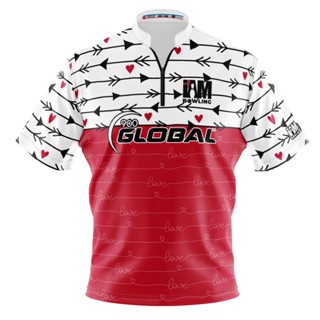 เสื้อโปโล 3D 900 Global DS Bowling Jersey 2085-9G สําหรับผู้ชาย