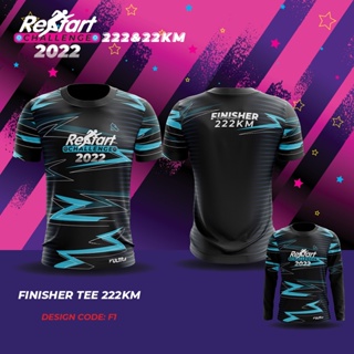 【พร้อมส่ง】ลดราคา 222km Restart Run Running Event เสื้อยืด - Kain Ultron