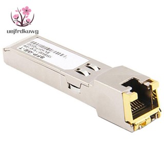 Sfp โมดูลสวิตช์ RJ45 Gbic 10 100 1000 เชื่อมต่อ SFP ทองแดง RJ45 SFP พอร์ตอีเธอร์เน็ตกิกะบิต 1 ชิ้น