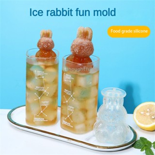 Bunny Ice Cube Ball Mold Rabbit Ice Block Mold Rabbit Ice Cream Ice Puck ซิลิโคนไอศกรีม Frozen Ice Puck Ice Box Mold Home Kitchen Tools TH