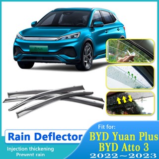 ที่บังแดด กันฝน อุปกรณ์เสริมรถยนต์ สําหรับ BYD Yuan Plus Atto 3 2023 2022อุปกรณ์รถยนต์  อุปกรณ์ภายในรถยนต์  อุปกรณ์ตกแต่งรถยนต์อุป อุปกรณ์รถยนต์อุปกรณ์ภายใ byd atto 3 accessories atto 3 byd atto 3 atto3 accessories byd atto 3 ชุดแต่ง