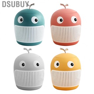 Dsubuy Little Whale Trash Can  Portable Desktop Multifunctional for Office