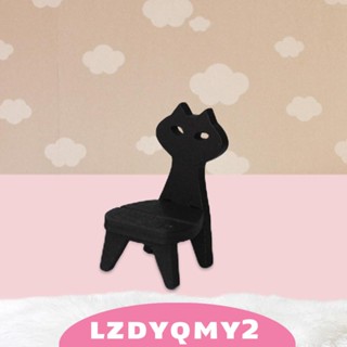 [Lzdyqmy2] เก้าอี้จิ๋ว 1/12 พร็อพสําหรับบ้านตุ๊กตา