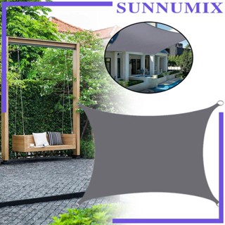 [Sunnimix] ม่านบังแดด กันน้ํา ทรงสี่เหลี่ยมผืนผ้า สําหรับสวนหลังบ้าน กลางแจ้ง