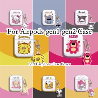 พร้อมส่ง!  เคสหูฟัง แบบนิ่ม ลายการ์ตูนอนิเมะ สําหรับ Airpods gen1 gen2 gen1 gen2