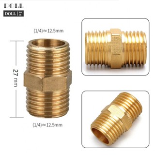 ⭐24H SHIPING ⭐Brass Pipe Adapter Air Line Air Tool Compressor Connector Hex Nipple Hose