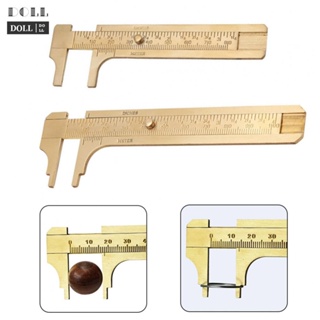 ⭐24H SHIPING ⭐Portable Non Rusting Brass Vernier Caliper Ruler Measuring Tool 80/100mm Scale